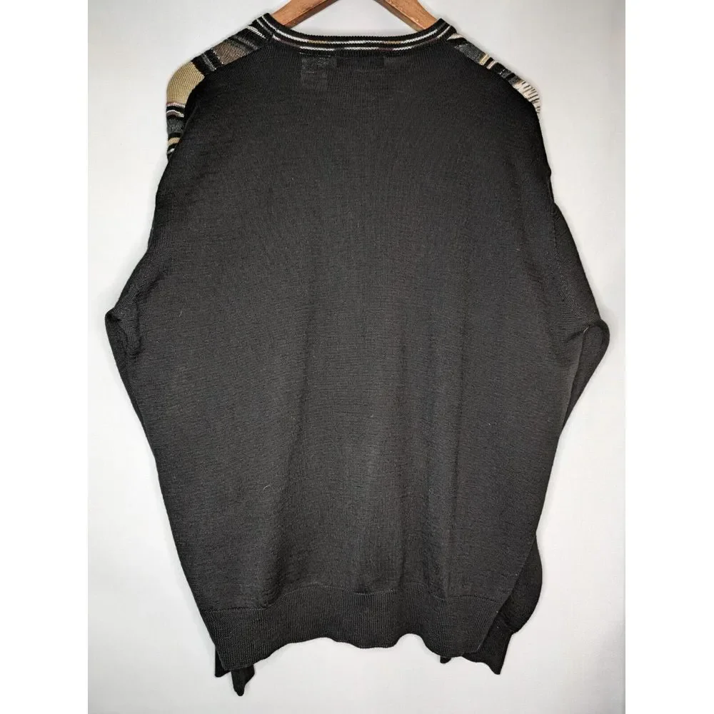 Cellinni Collezione Coogie Style 3D Knit Mens‎ Pullover Sweater Size Medium Wool